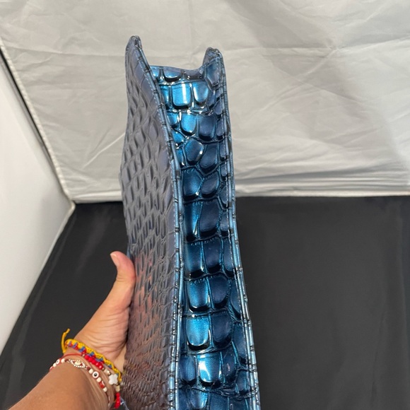 Fashionable Women Purse Handbag with Silver Tone Chain brand Geir Ness - Picture 4 of 11